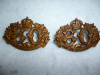 MM226 - 80th Nicolet Regiment Collar Badge Pair  